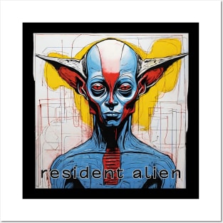 resident alien Posters and Art